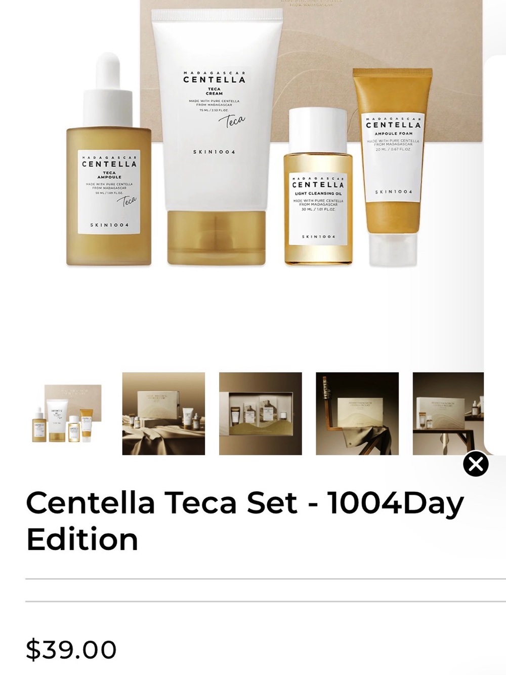 Centella Teca Set - Skincare